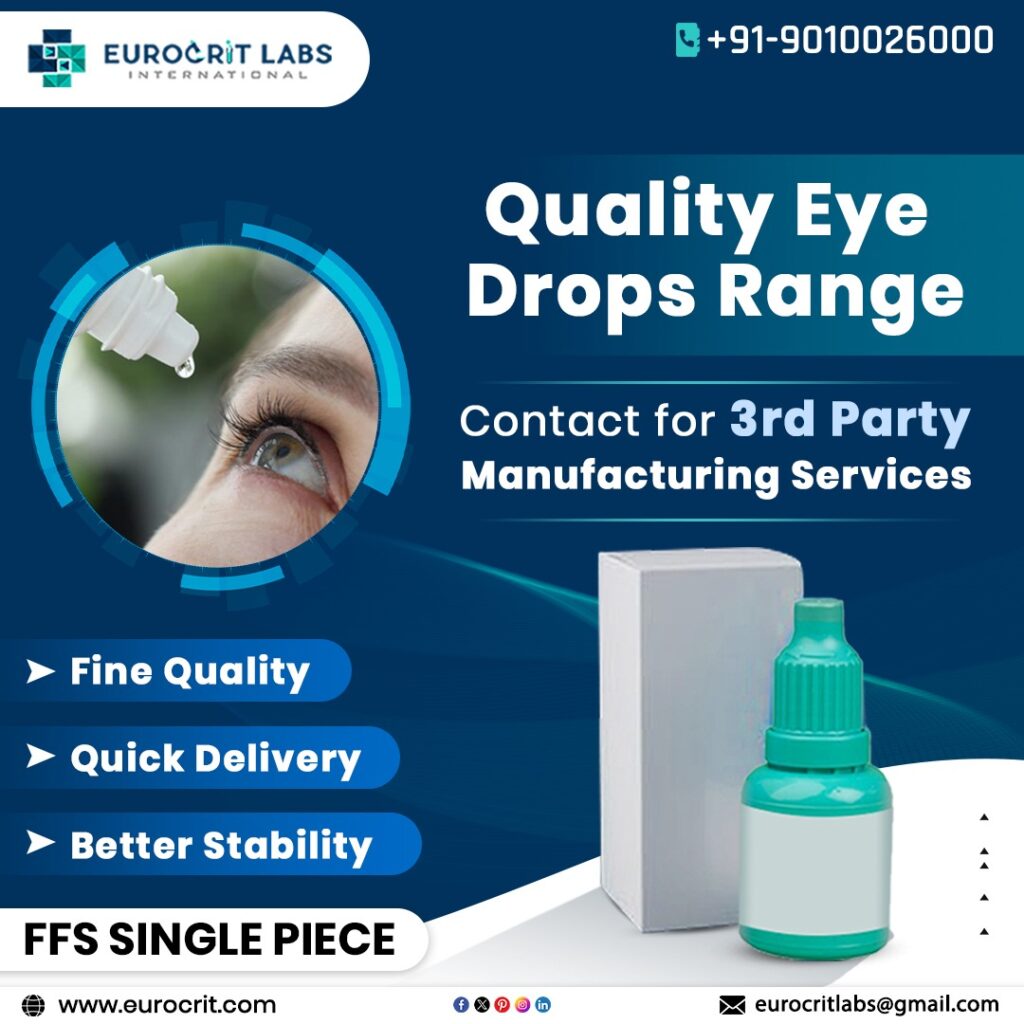 Top Eye Drops Manufacturing Companies in India